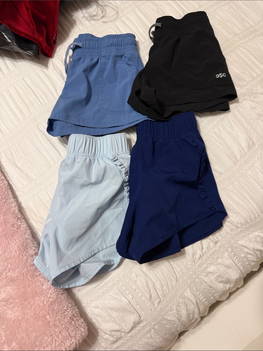 Yogalicious & dsg Athletic Shorts - Light Blue, Navy, Black, Sky